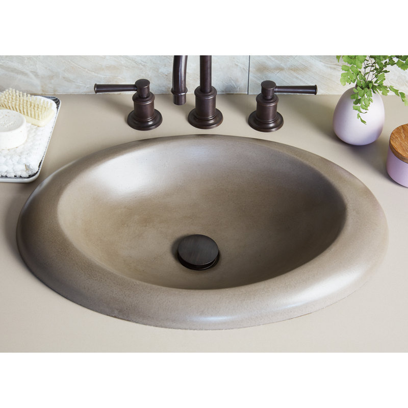 Dome 1.5" Pop-Up Bathroom Sink Drain, Gunmetal