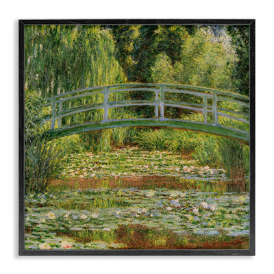 'The Water Lily Pond Monet Classic' by Claude Monet - Painting Print