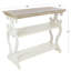 Console à 2 tablettes avec plateau en bois brun Czajkowski-1343721249