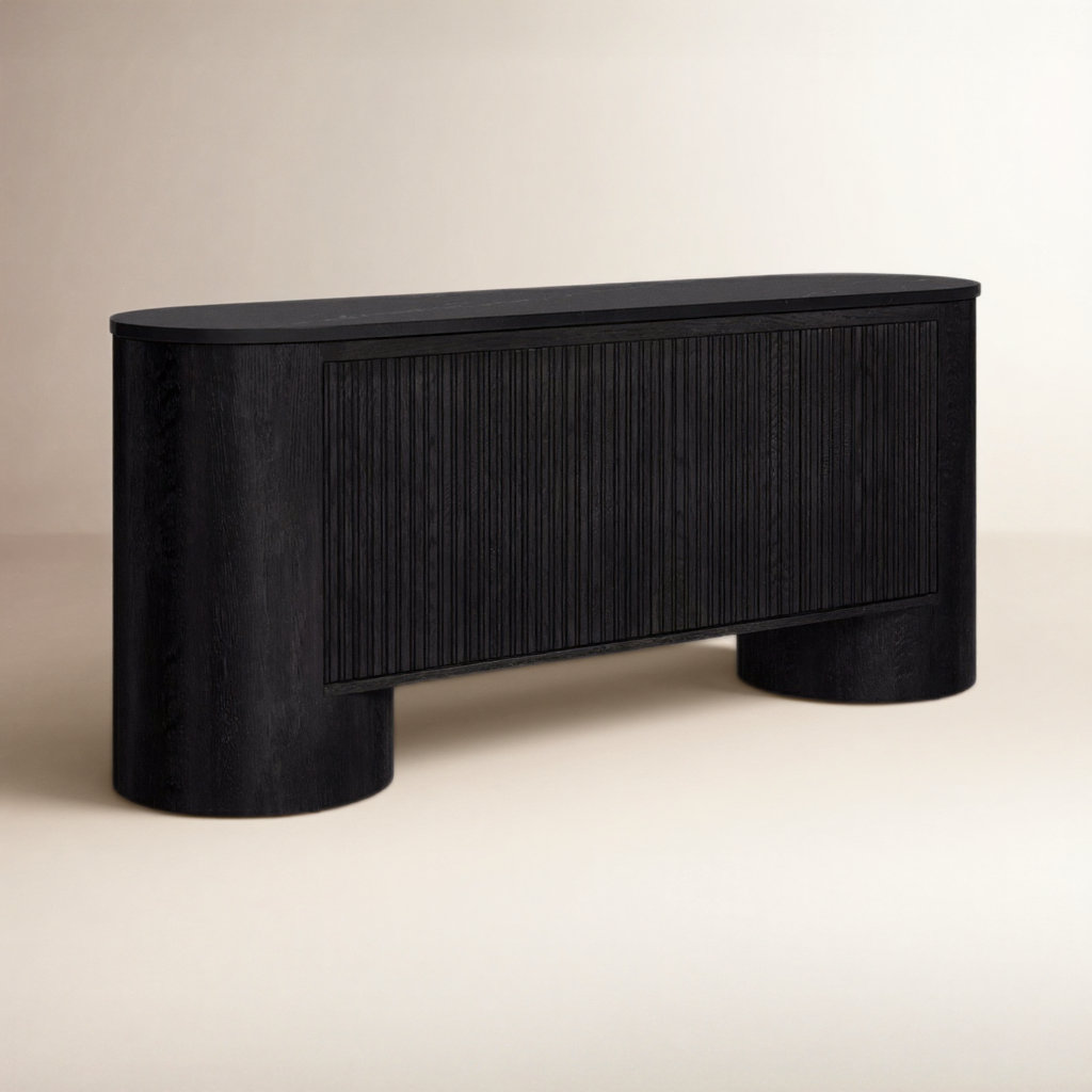 Jiona 66'' Media Console, Black