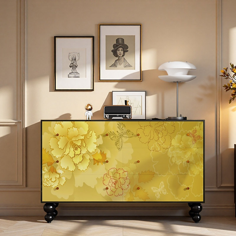 Commode d'entrée en bois massif chinois