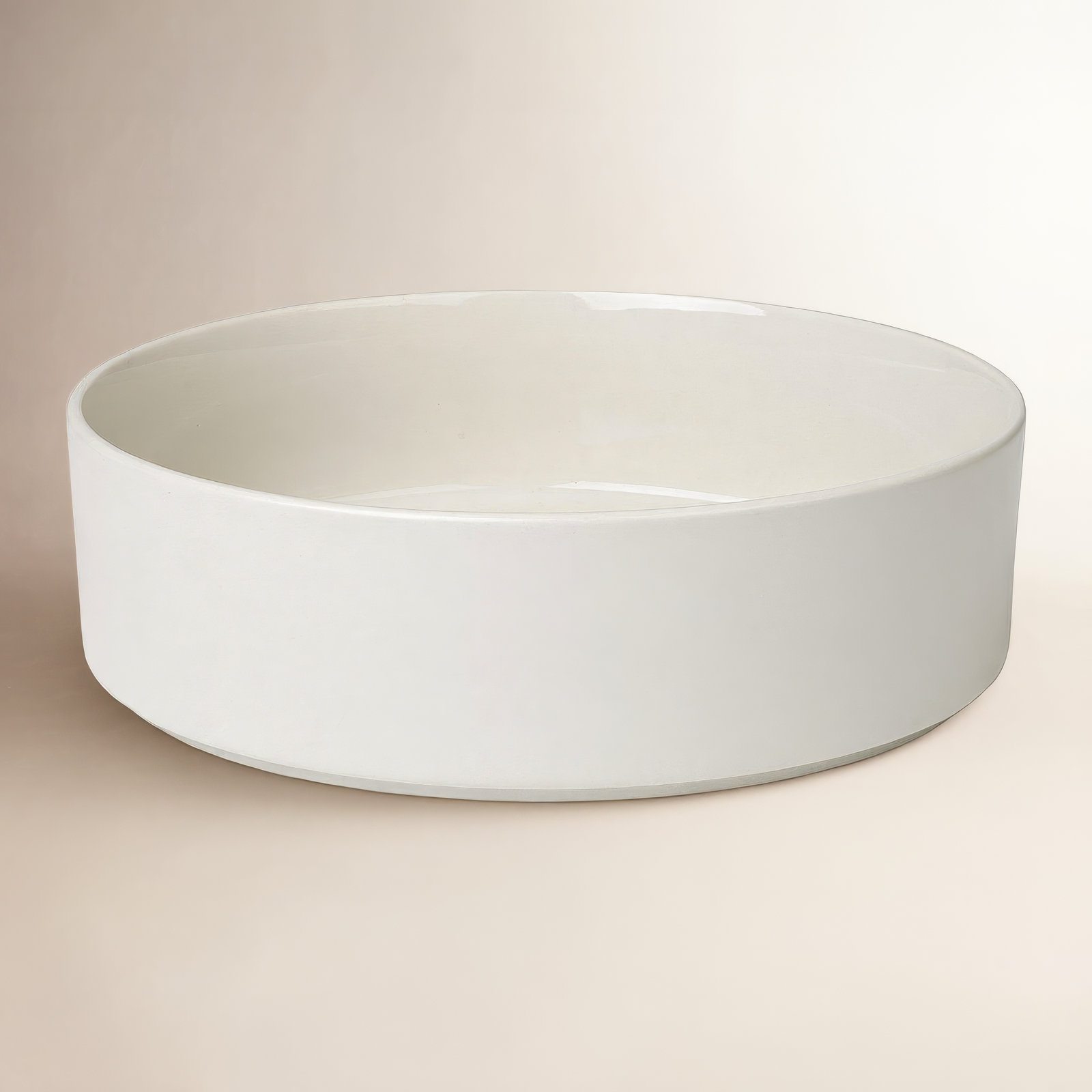 Pilar Large Stoneware Serving Bowl, Moonbeam