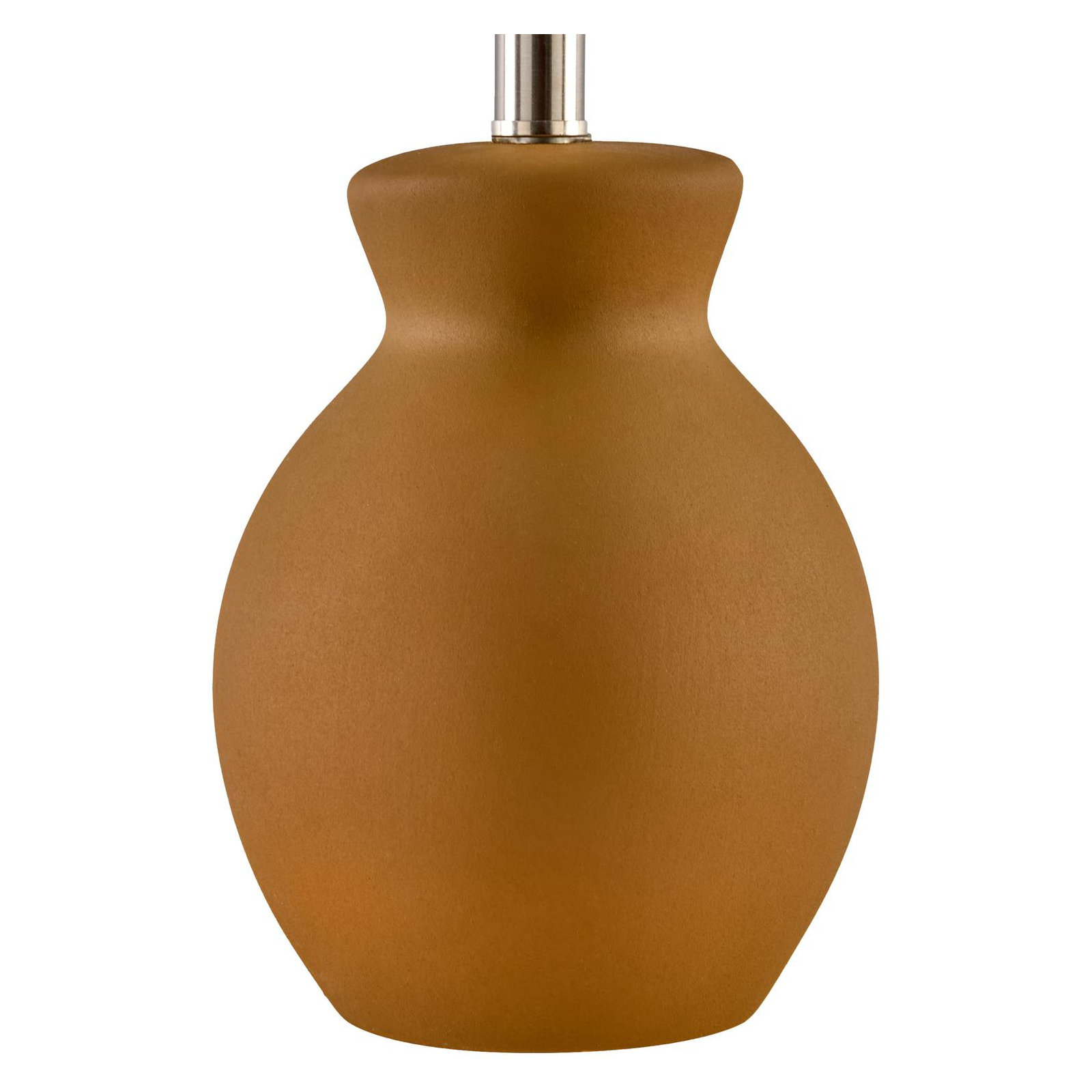 Momsen Scallop Shade Matte Lamp, Tan, Natural, 15"H x 8"W x 8"D