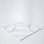 Panneaux muraux décoratifs en acrylique Crosby, moyen, l 15 3/8 po x H 15 3/8 po x T 1/8 po, blanc