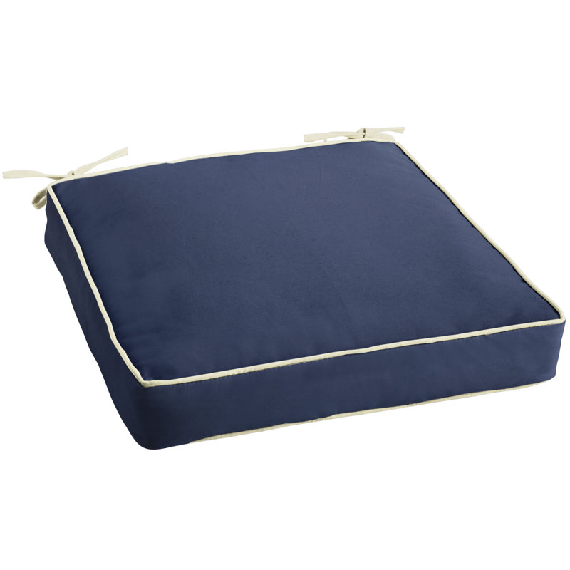 Outdoor Dining Chair Seat Cushion, 5" H x 29" W x 27" D