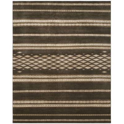 Ralph Lauren Nairobi Stripe Wool, Cotton, Silk Striped Rug