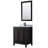 Daria 30'' Single Bathroom Vanity with Marble Top with Mirror-97873286-97873288