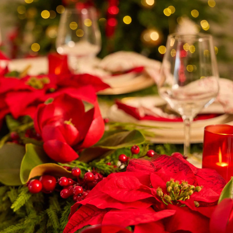 Chemin de table Real Touch Mixed Winter