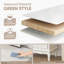 Commode verticale en bois manufacturé avec 5 tiroirs
