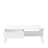 Modern Coffee Table, Diamond White, 43.3 x 16.5 x 25.6 inches | 100% Melamine Coated Particle Board, Thickness: 0.6 inches | Stylish Scandinavian Design, Perfect for Living Room or Office, Durable & Elegant-904541283