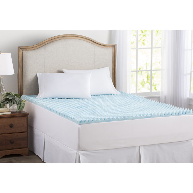 Wayfair Sleep™ 2" Reversible Medium Gel Memory Foam Mattress Topper, Twin XL