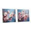 Pomme en fleur Minimalist Serenity I - ensemble de 2 verres muraux en acrylique-401997949