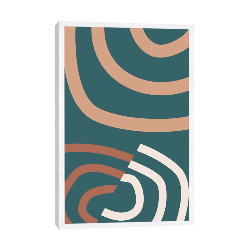 Linea VID - Print on Canvas, White Framed, 101.6 cm H x 66.04 cm W