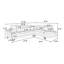 Canapé modulaire en similicuir 2 pièces Dederang-531990240