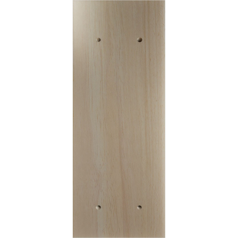 Support traditionnel Hamilton, Hévéa, H 9 po x l 3,5 po x P 7 po