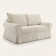 Boneless Slipcover Loveseat with Soft Rounded Arms