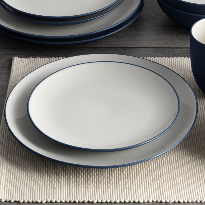 Noritake Colorwave Coupe Dinner Plates, 10-1/2", Blue