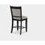 Tabouret de bar 2 pièces noir-1631716018