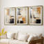 ABSTRACT Series CECLXX - Impression encadrée sur mesure de qualité supérieure - 3 pièces-152163608-152163609