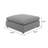 Boucle Upholstered Ottoman-768475477
