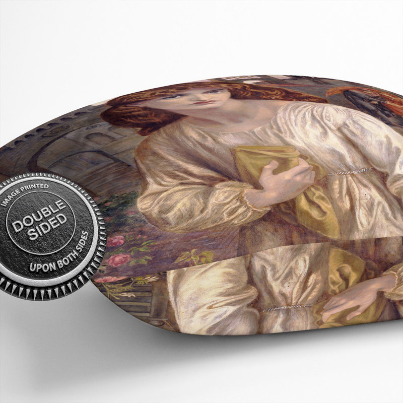 Salutation of Beatrice Scatter Cushion, Brown/Brown/Cream, 40cm H x 40cm W x 15cm D