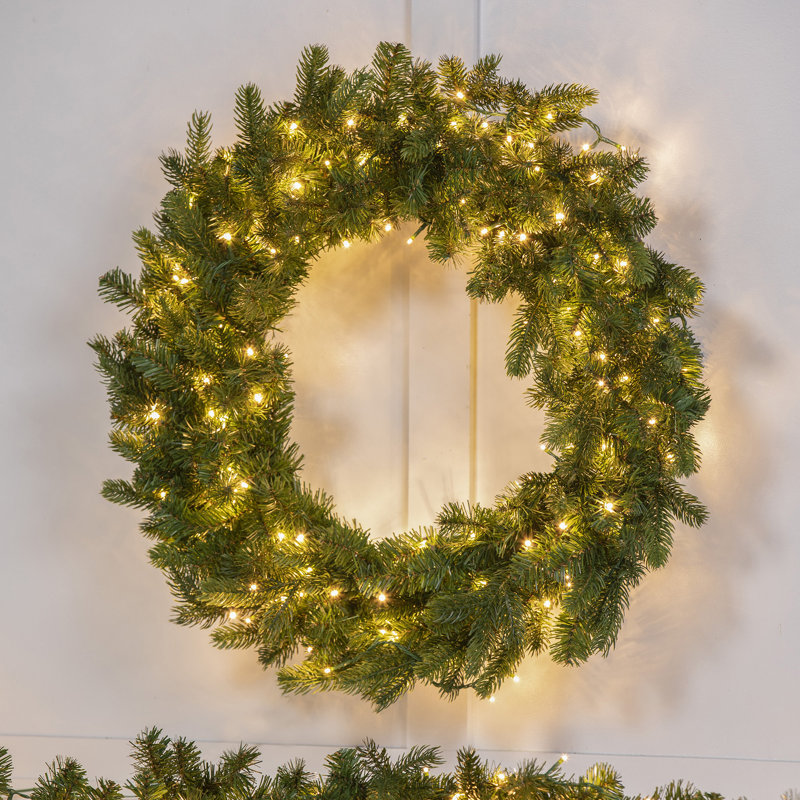 Arlington Indoor/Outdoor Lighted Holiday Wreath