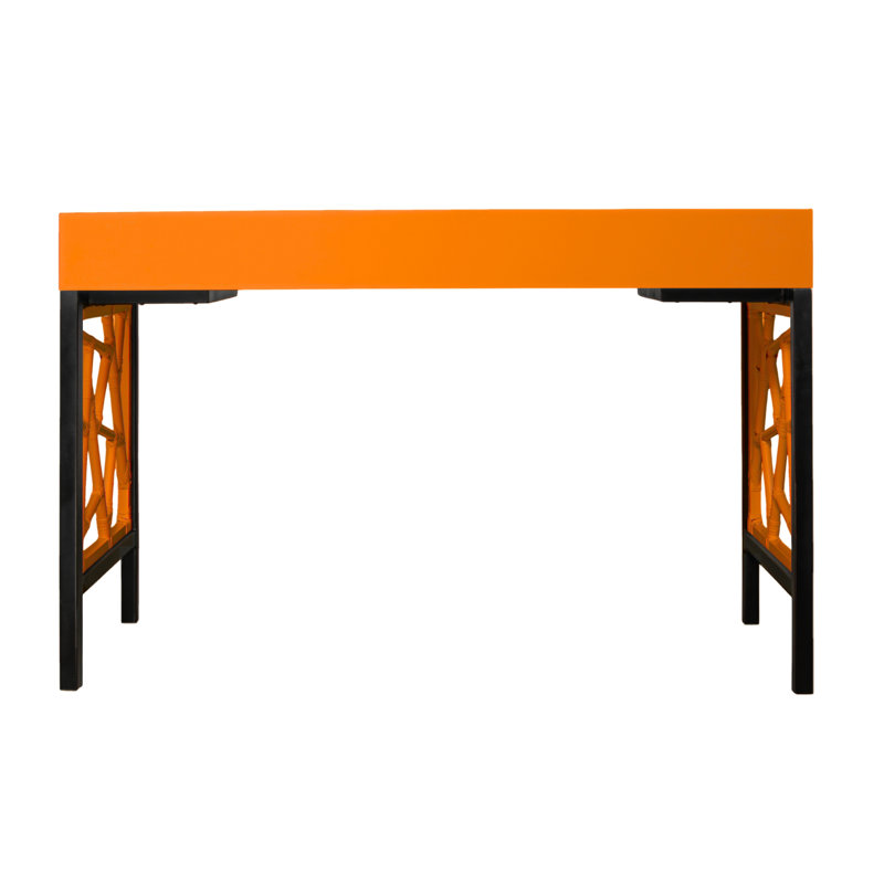 Tiffany Writing Desk, Citrus Orange