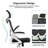 High Back Mesh Swivel Ergonomic Task Office Chair with Flip-Up Arms-1324240819-1302904795