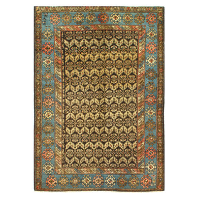 Hadi One-of-a-Kind 3'11" X 5'5" Area Rug in Brown