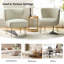 Chaise d'appoint en velours Leona-1547324276
