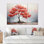 Fiery Red Maple Tree - Tree Maple Wall Art Print Set