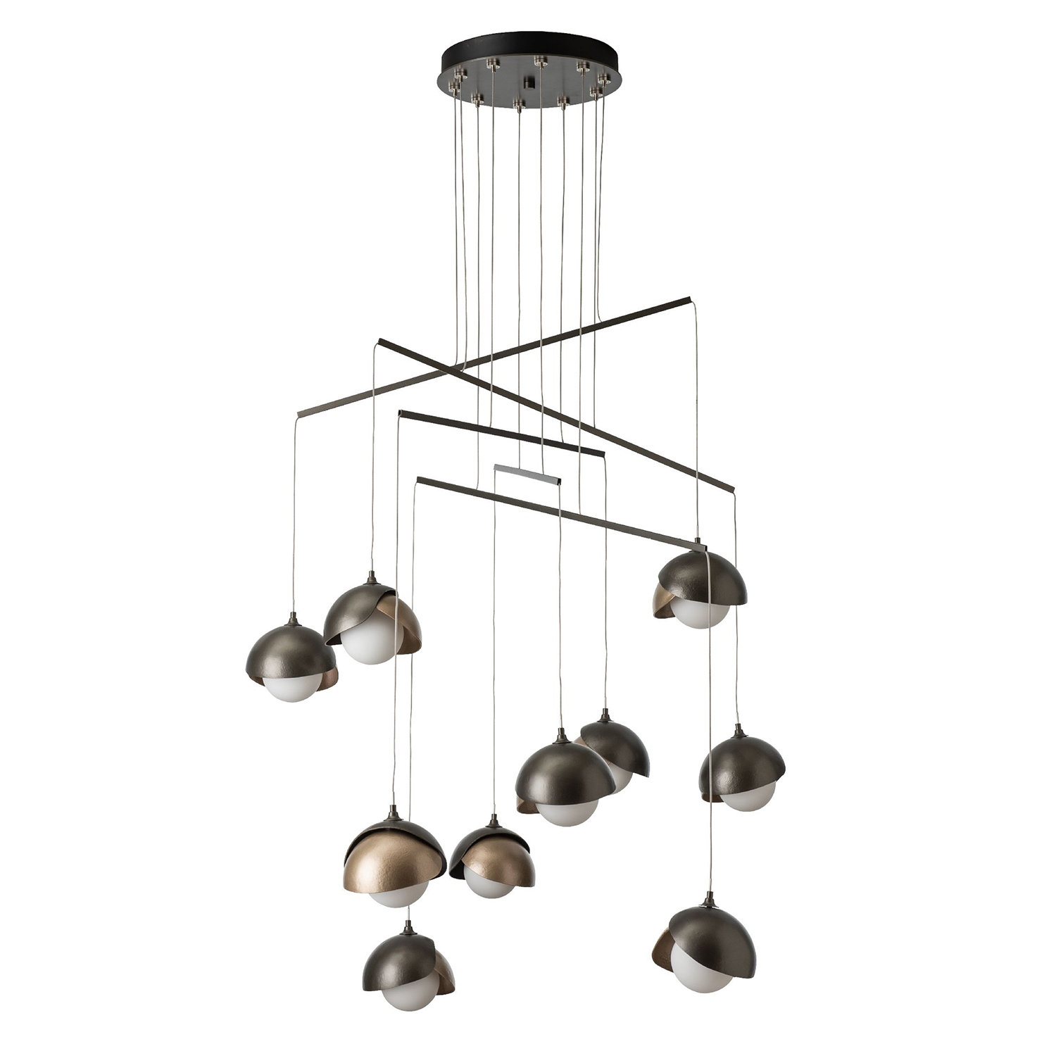 Hubbardton Forge Brooklyn 10-Light Double Shade Mobile Pendant