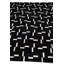 Tapis noir Isidore