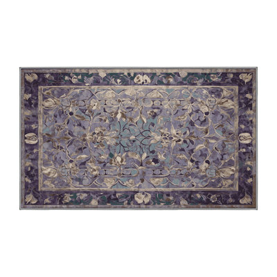 Machine Washable Pink Area Rug