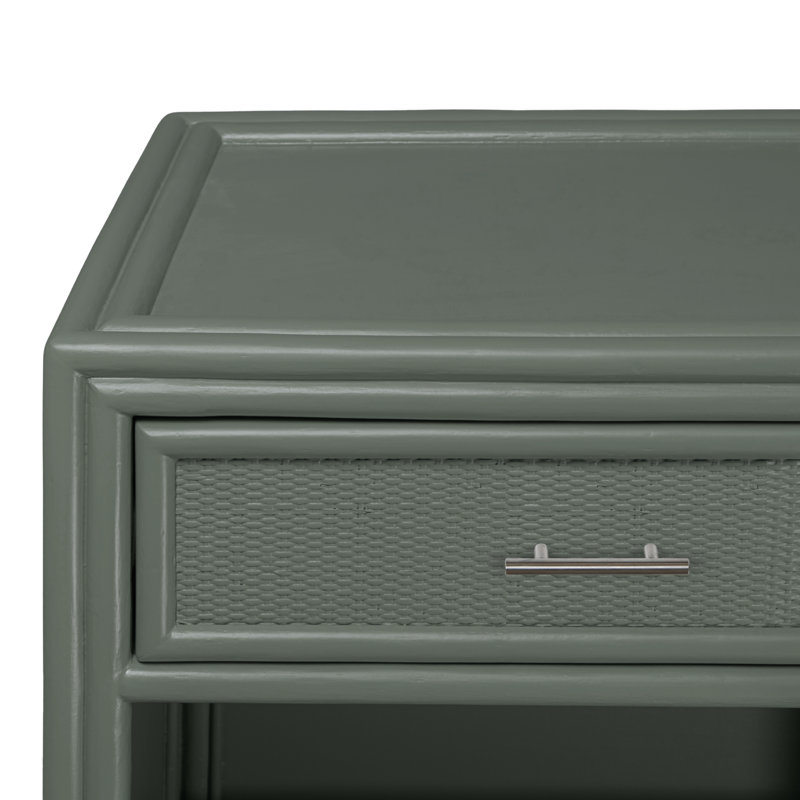 Aruba 1 - Drawer Nightstand, Evergreen