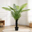 Lifelike Artificial Areca Palm, Stable Potted Fake Plant, Nature Inspired Decor for Indoor Spaces