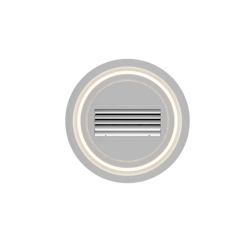 Ventilateur de plafond encastré moderne de 20 po avec télécommande et lumières DEL à intensité variable, ventilateur à 6 vitesses pour le salon de la chambre à coucher