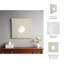 Miroir 24 po Laurel Quartz