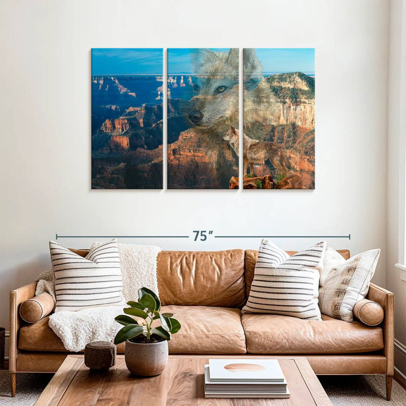 Brampt Haunted Canyon, 36" H x 57" W