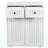 Laundry Cabinet ,With 2 Removable Laundry Basket  And 2 Drawers