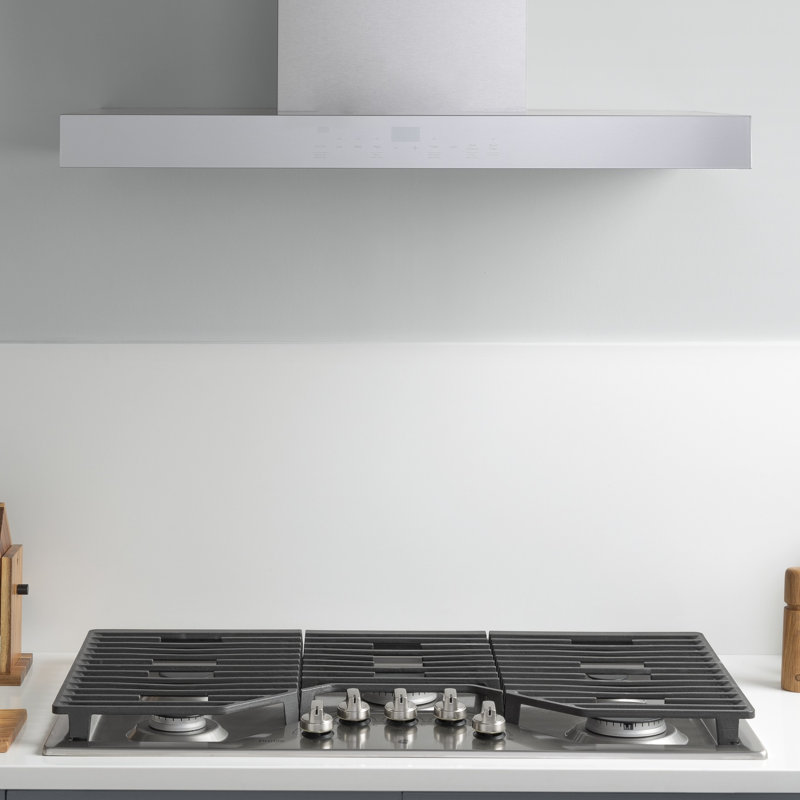 36" Gas Cooktop with 5 Burners, Stainless Steel