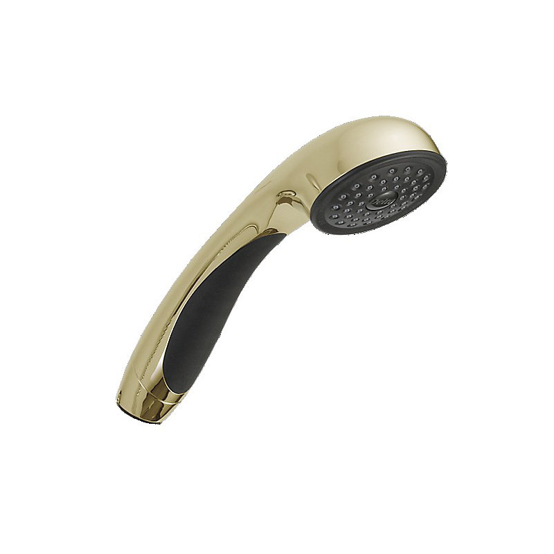 Full/Standard Handheld Shower Head, Brilliance Polished Brass
