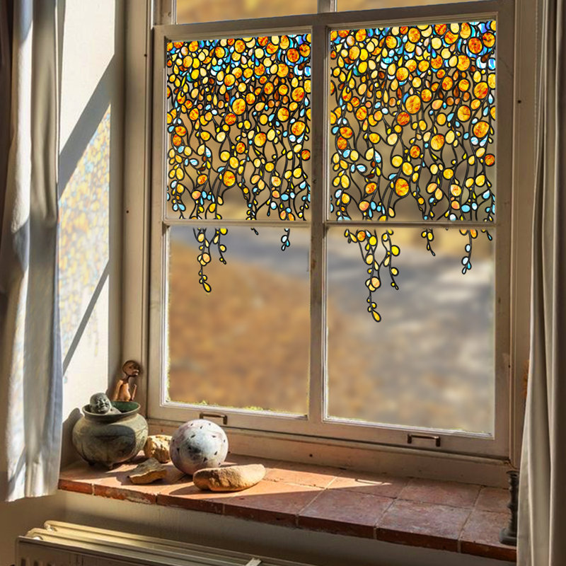 Autocollant décoratif pour fenêtre, Yellow