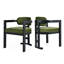 Ensemble de chaises de salle à manger rembourrées en bois durable pour espaces élégants