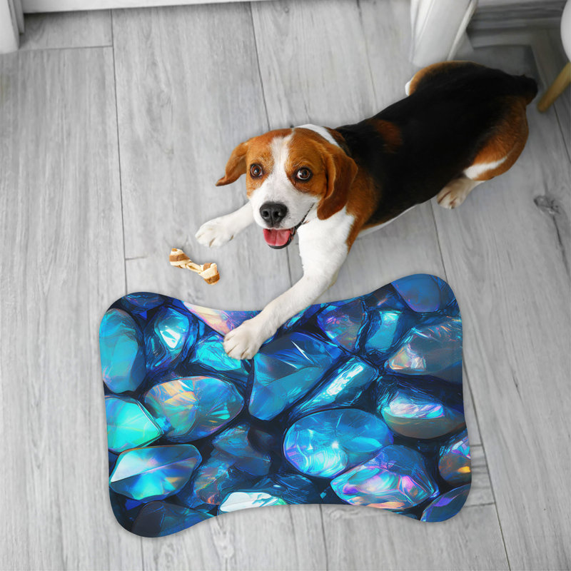 Tapis opale irisé 1 pièce