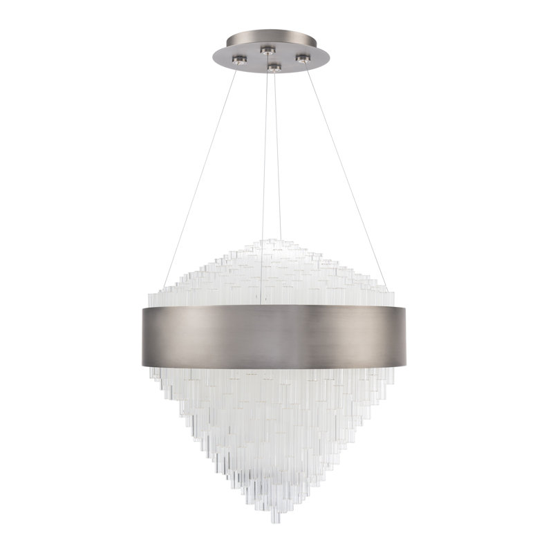 Luzerne LED Pendant, Brushed Nickel
