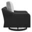 Fauteuil pivotant d'extérieur avec coussin Gennelle