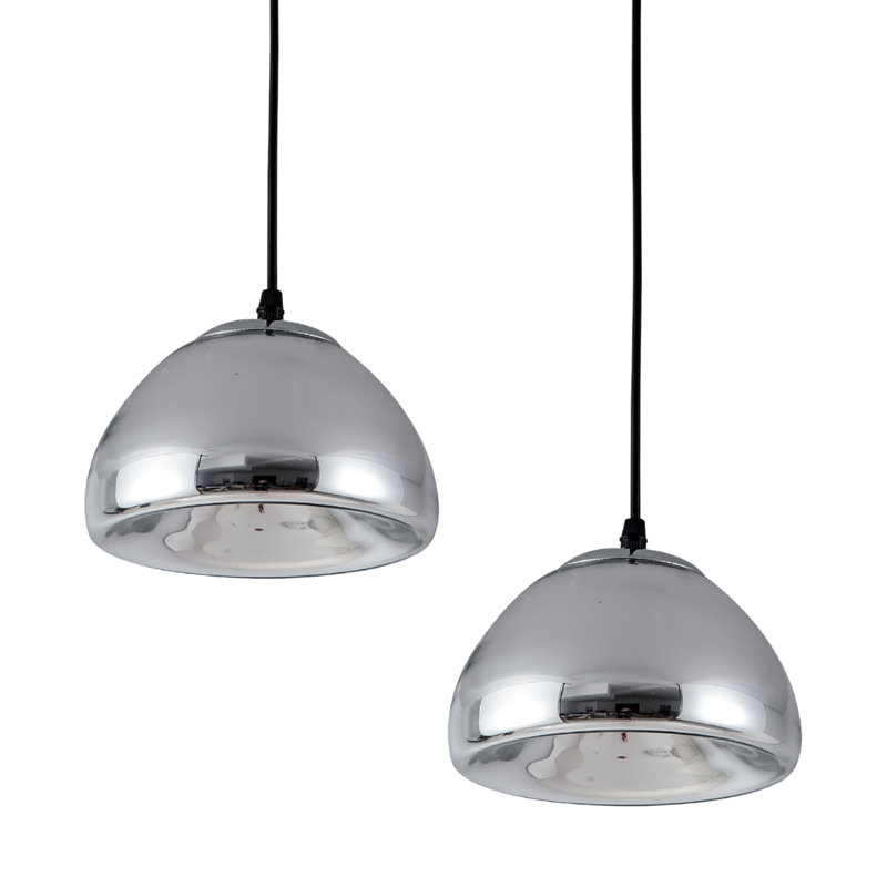 Bohdie 1 - Light Teardrop Pendant, Chrome