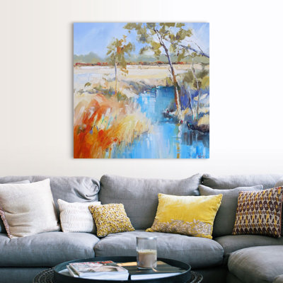 Reproduction d’art sur toile, "Summer Creek" par Craig Trewin Penny