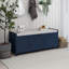Banc de rangement avec 3 portes en forme de volet, banc à chaussures avec coussin amovible et espace de rangement caché -123952248